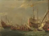 Gaspar van Eyck, Naval Battle between Turks and Maltese