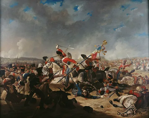 Denis Dighton, The Battle of Waterloo: The Charge of the Second Brigade of Cavalry