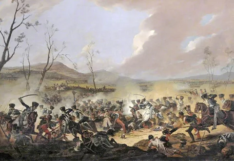 Denis Dighton, The Final Charge of the British Cavalry at the Battle of Orthez, 27 February 1814