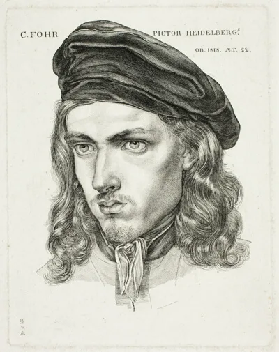 Samuel Amsler, Portrait of Karl Philip Fohr