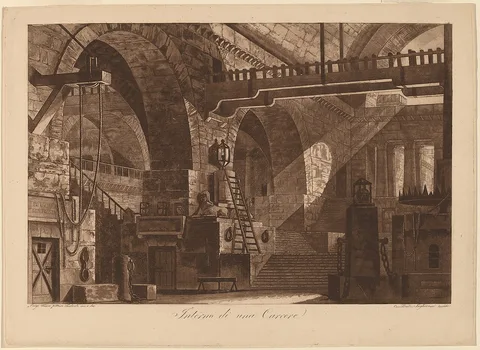 Francesco Inghirami, Interior of a Prison [Interno di un Carcere]