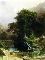 Arseny Meshchersky, River in the Caucasus