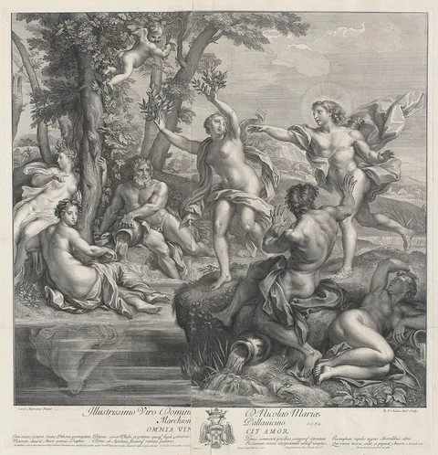 Robert van Audenaerde, Omnia Vincit Amor [Apollo and Daphne]