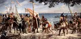 José Garnelo y Alda, First homage to Columbus