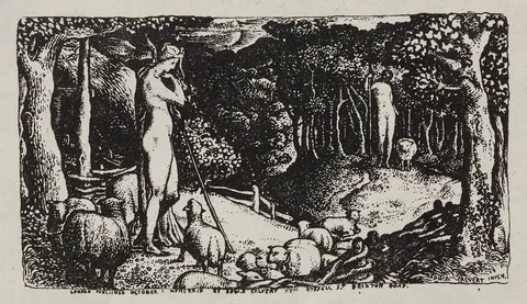 Edward Calvert, Ideal Pastoral Life