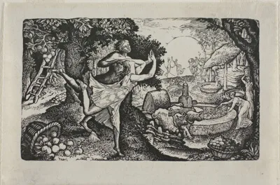 Edward Calvert, The Cyder Feast