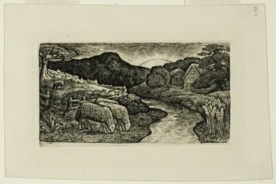 Edward Calvert, The Sheep of this Pasture