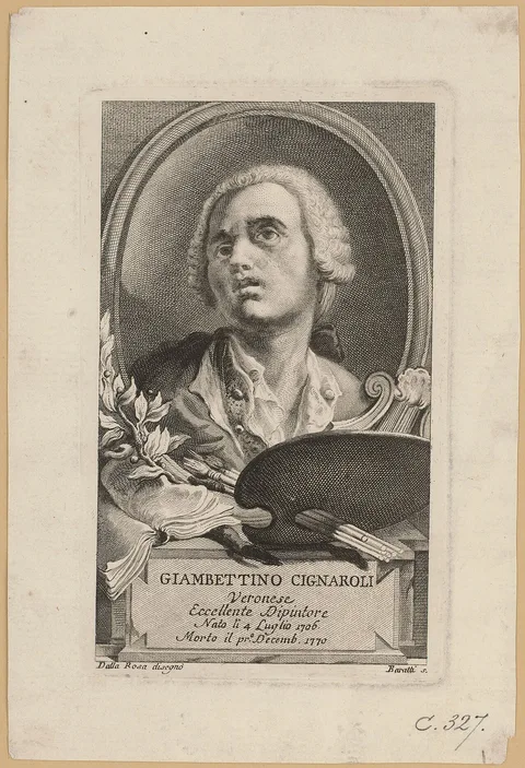 Saverio Dalla Rosa, Giambettino Cignaroli