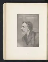Frederick Hollyer, Fotoreproductie van een tekening, voorstellende een portret van George Meredith