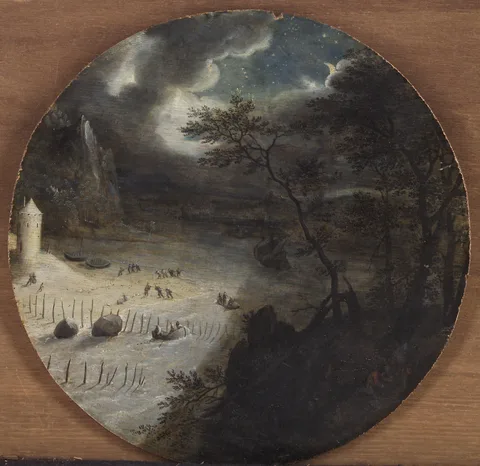 Pieter Stevens, Fishing at Night
