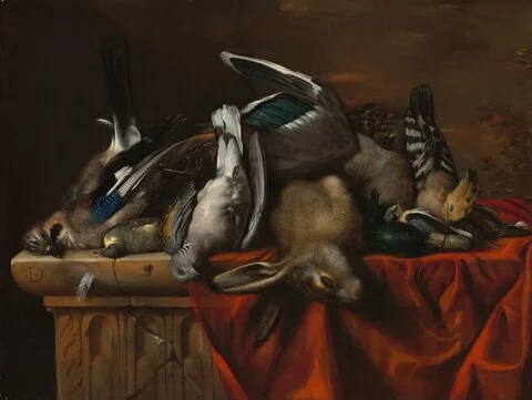 Pierre Dupuis, Still Life with Trophies of the Hunt