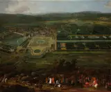 Pierre-Denis Martin, View of the Château de Fontainebleau
