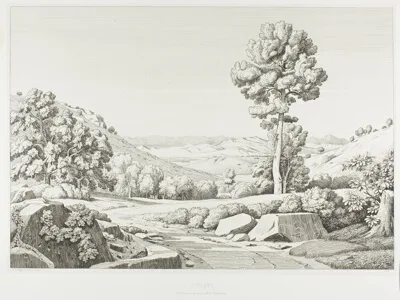Théodore Caruelle d'Aligny, Attica Viewed from Mount Pentéli
