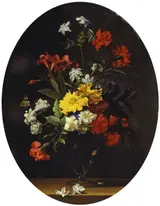 Jean-Michel Picart, A vase of flowers