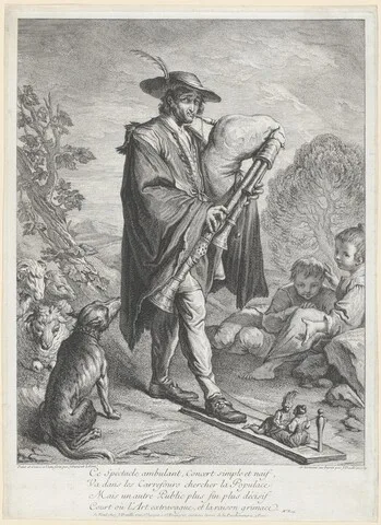 Jacques Dumont le Romain, The Bagpipe Player