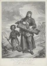 Jacques Dumont le Romain, A Young Mother Carrying a Crib