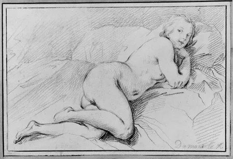 Jacques Dumont le Romain, Studie av vilande kvinna