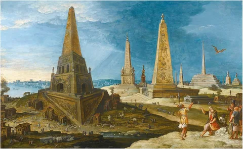 Hendrick van Cleve III, Nimrod amongst the Monuments
