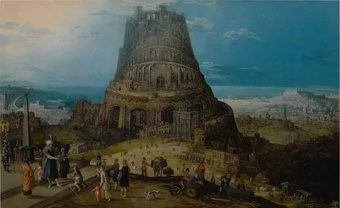 Hendrick van Cleve III, The Building of the Tower of Babel