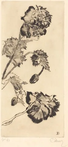 Ernest Ange Duez, Flowers (Fleurs)