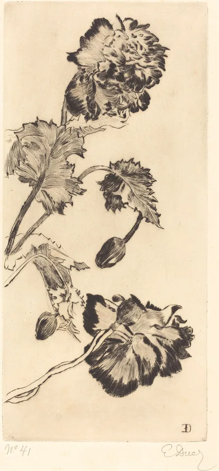 Ernest Ange Duez, Flowers (Fleurs)