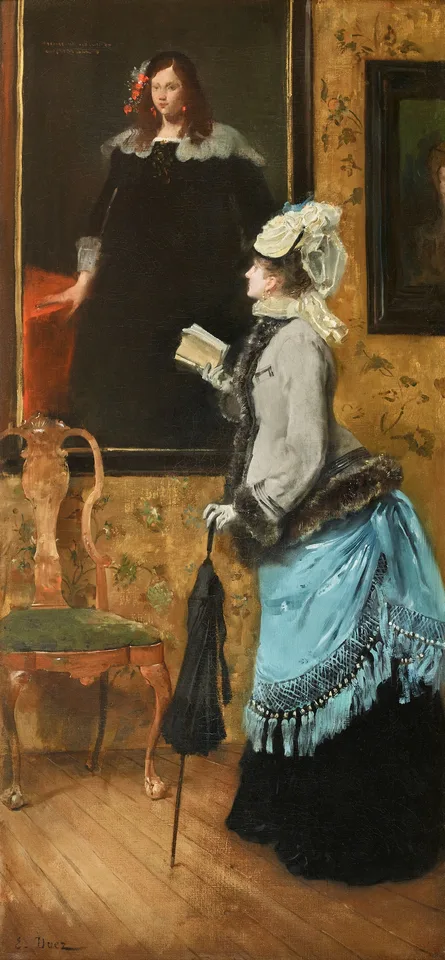 Ernest Ange Duez, A visit to the Museum