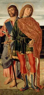 Cristoforo Caselli, Saint Matthew and Saint Sebastian
