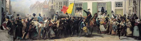 Charles Soubre, Arrival of Charles Rogier and volunteers from Liege in Brussels