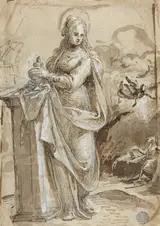 Biagio Pupini, Mary Magdalene [verso]