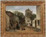 Olof Hermelin, A Street in Montmartre, Paris