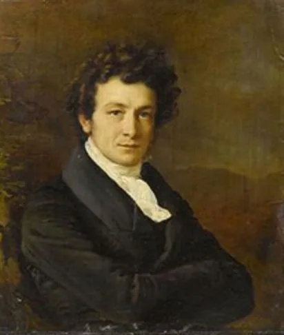 Amélie Munier-Romilly, Portrait of artist's husband, pastor David-François Munier