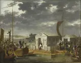Adolphe Roehn, The Meeting of Napoleon I and Tsar Alexander I at Tilsit