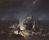 Adolphe Roehn, Napoleon's Bivouac on the Battlefield of Wagram