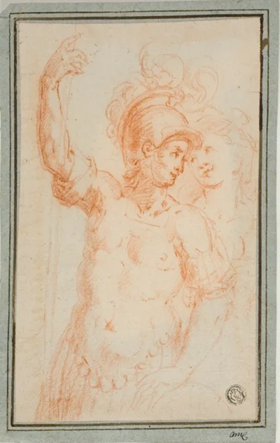 Ercole Procaccini the Younger, Roman Soldier and Woman