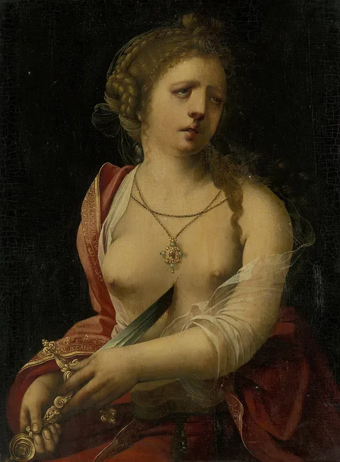 Master with the Parrot, The suicide of Lucretia