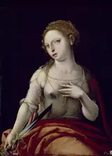 Master with the Parrot, The death of Lucretia
