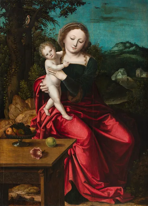 Master with the Parrot, Madonna and Child