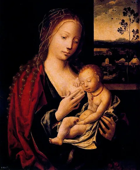 Master with the Parrot, Virgin and Child
