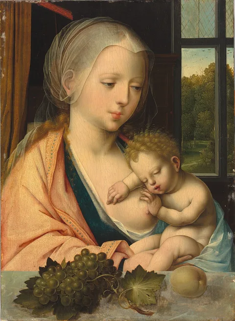 Master with the Parrot, Virgin and Child