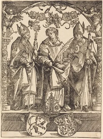 Wolf Traut, Saints Maximilian, Stephen, and Valentine