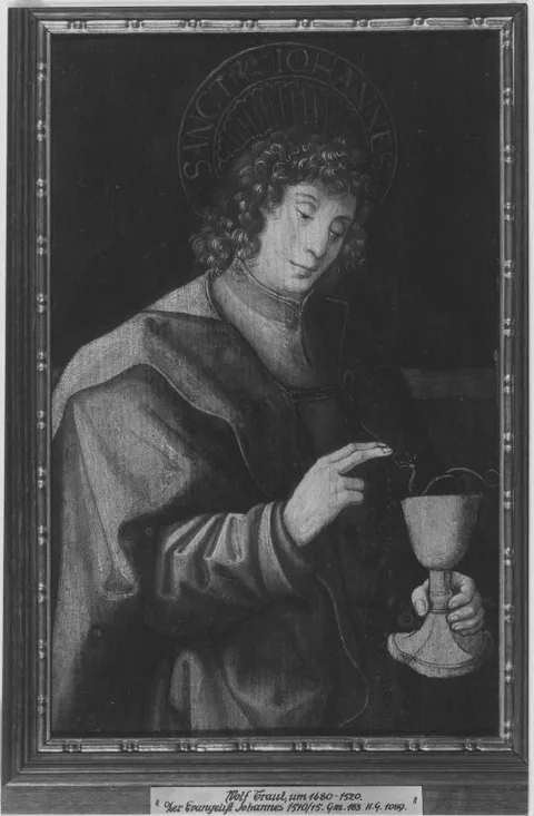 Wolf Traut, Wing of an altar predella: Saint John Evangelist