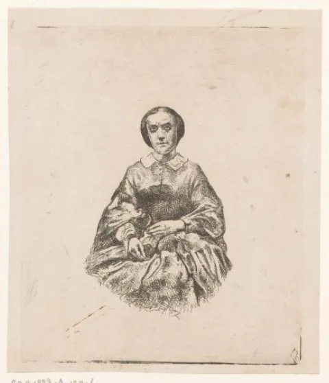 Jan Stobbaerts, Portret van een onbekende vrouw