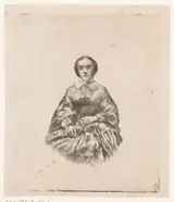 Jan Stobbaerts, Portret van een onbekende vrouw