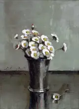 Lucie van Dam van Isselt, Daisies in a Silver Cup