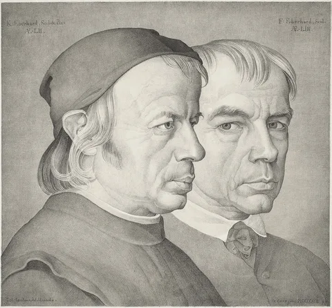 Johann Anton Ramboux, The Brothers Konrad and Franz Eberhard