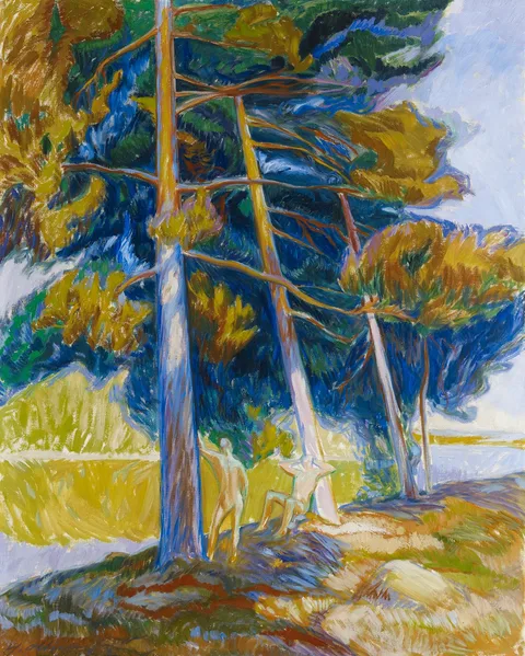 Yrjö Ollila, Pines on the Shore