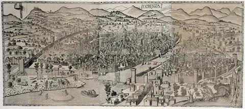 Francesco Rosselli, pianta della catena