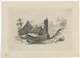 Jan Baptiste de Jonghe, Landschap met boerderij en toren