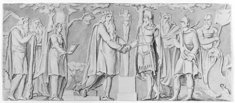 Gustaf Erik Hasselgren, Odin Arrives in Sweden and Makes an Alliance with Gylfe
