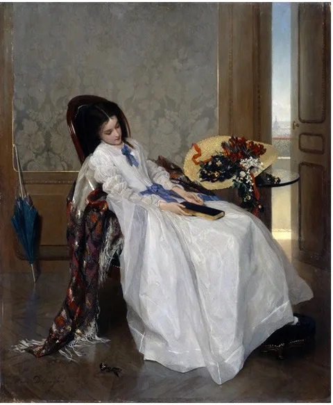 Gustave Léonard de Jonghe, After a Walk